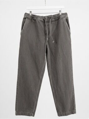 Wax London Mens Grey Organic Cotton KURT Trouser